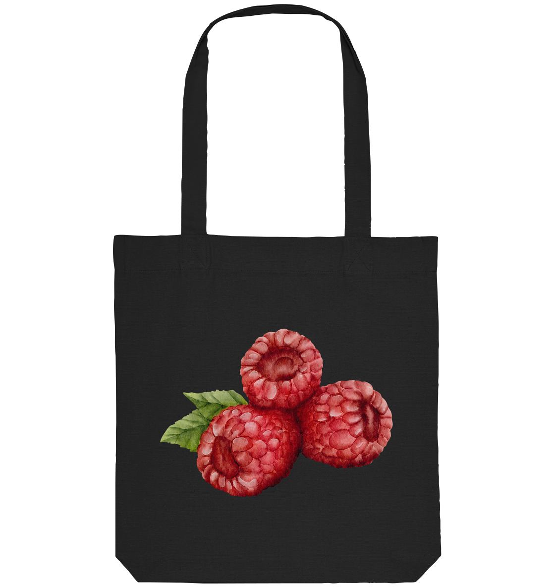 Raspberry watercolor - Organic Tote-Bag