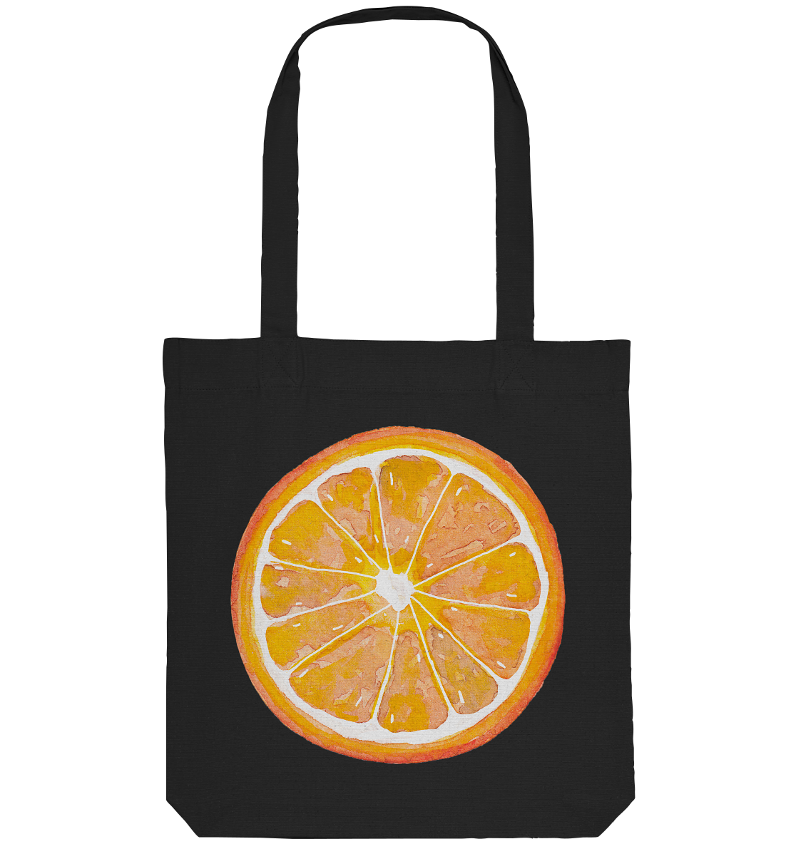 Orange Slice Watercolor - Organic Tote-Bag