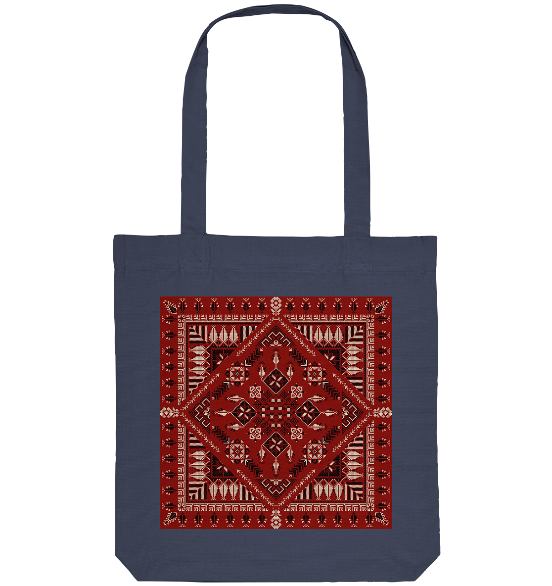 Red Pattern - Organic Tote-Bag