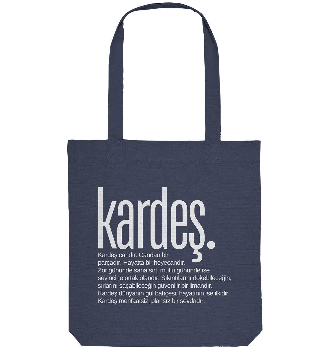 kardeş. - Organic Tote-Bag