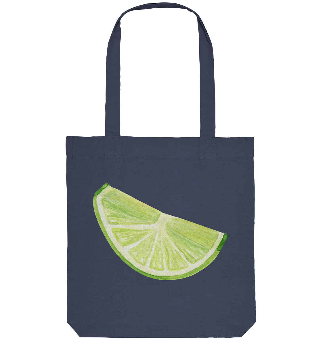 lime slice Watercolor - Organic Tote-Bag