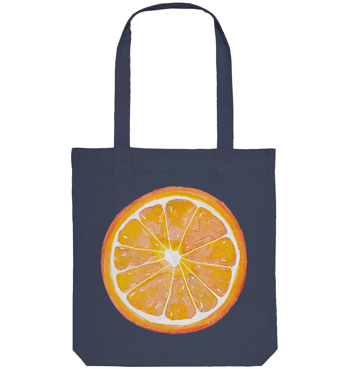 Orange Slice Watercolor - Organic Tote-Bag