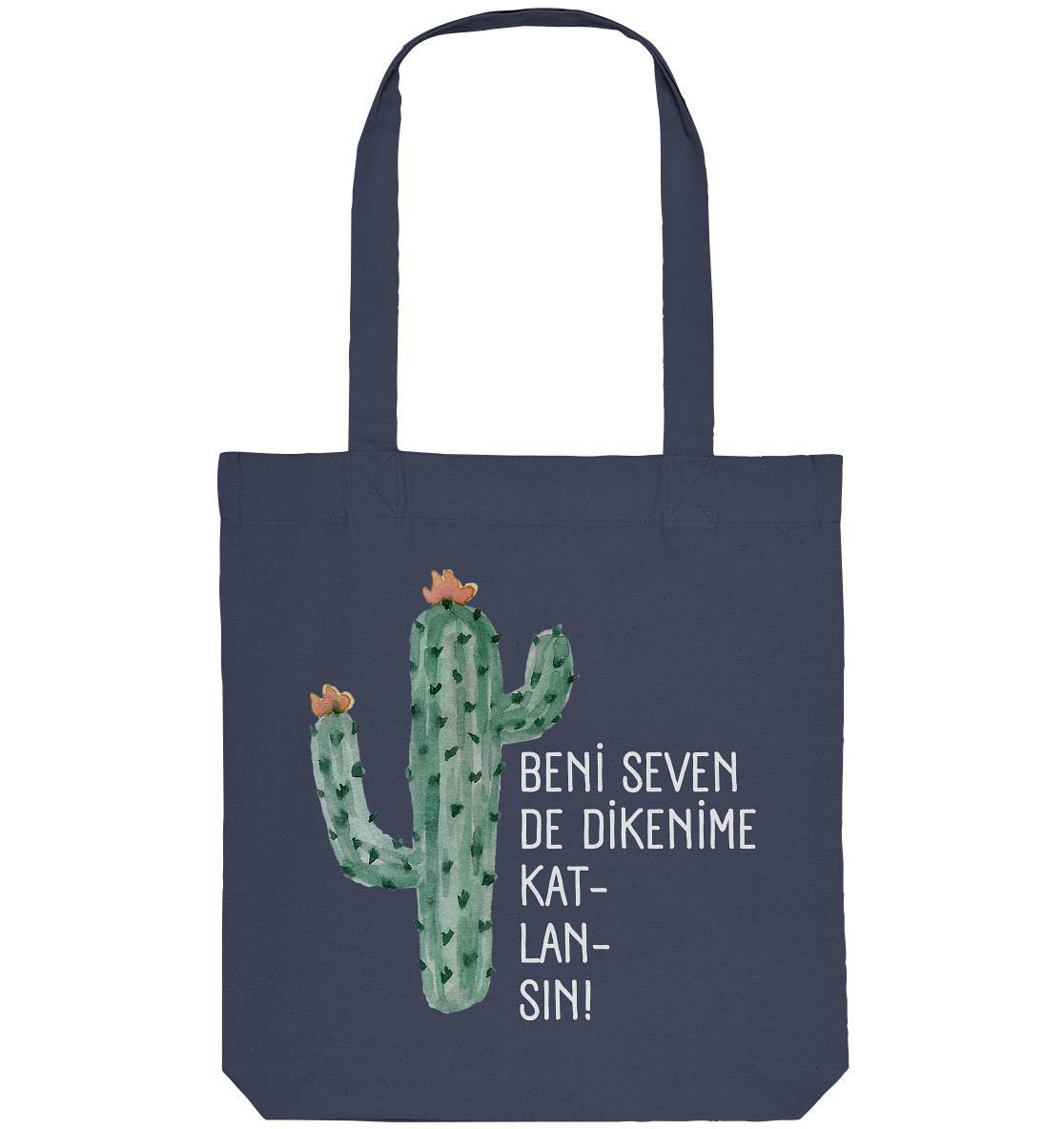BENİ SEVEN DE DİKENİME KAT- LAN- SIN! - Organic Tote-Bag