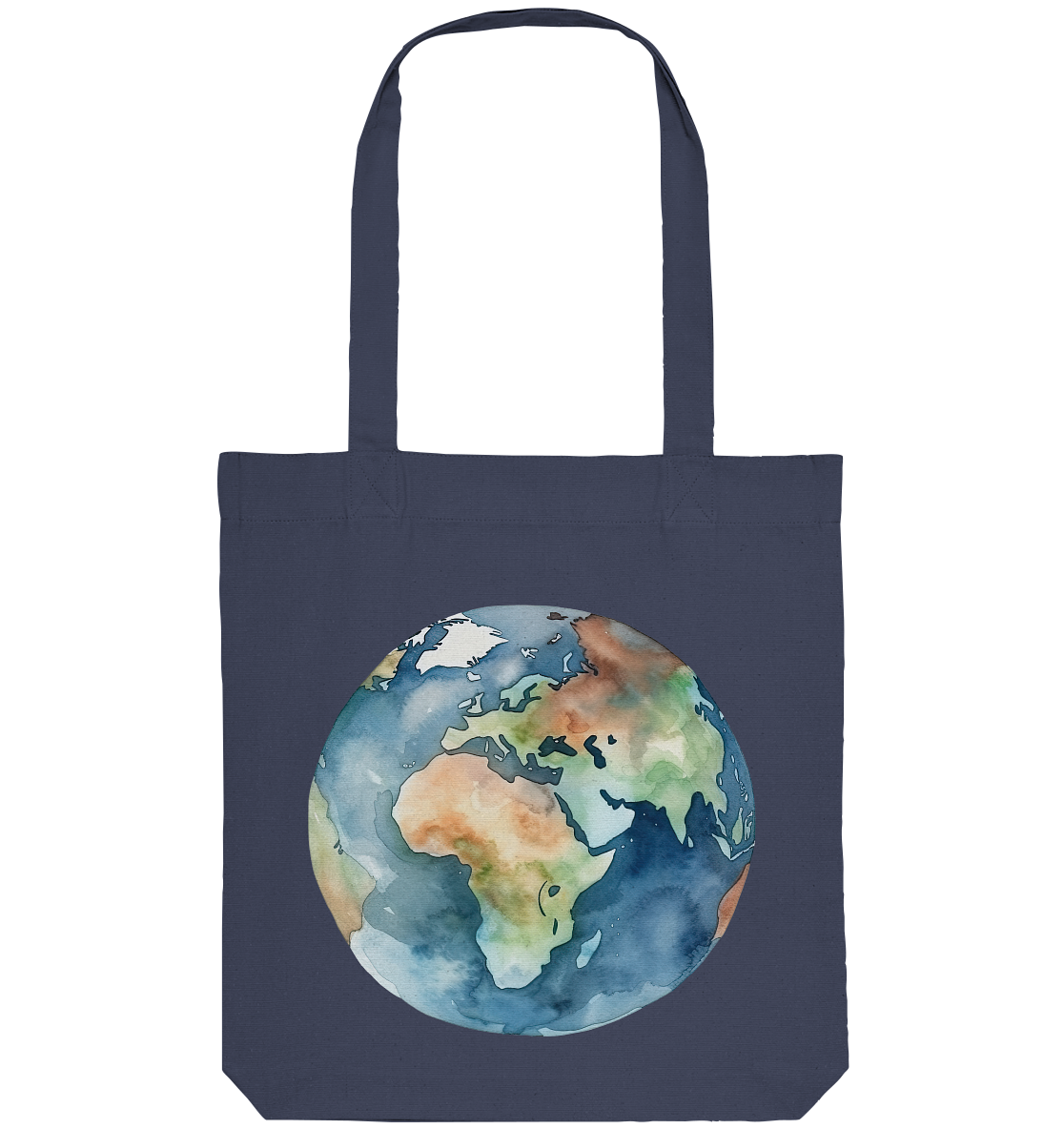 Watercolor Earth - Organic Tote-Bag