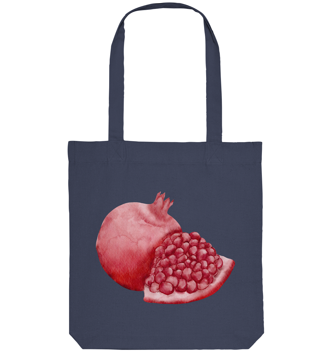 Pomegranate watercolor - Organic Tote-Bag