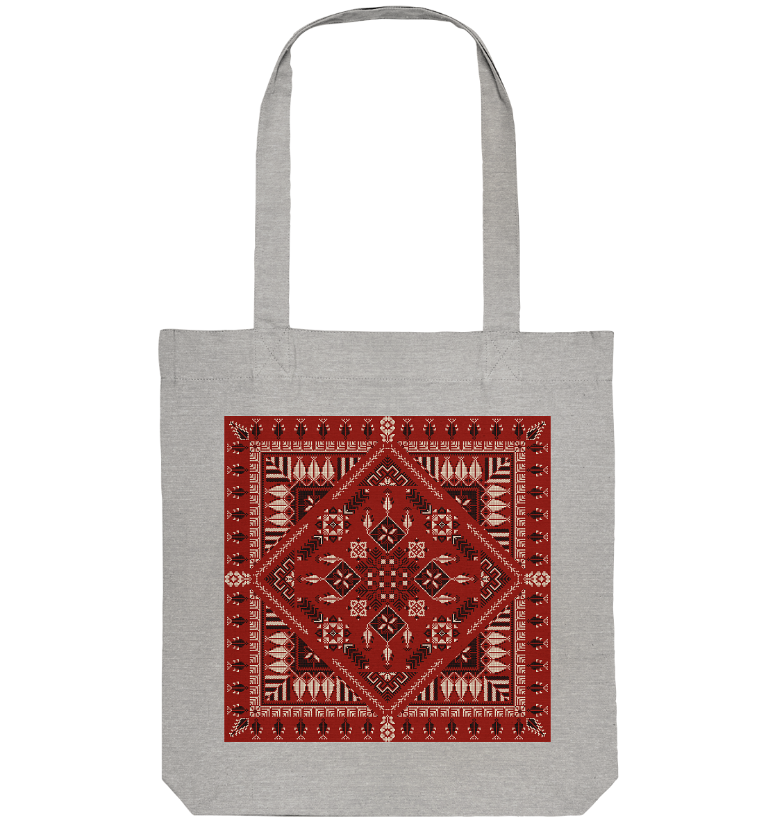 Red Pattern - Organic Tote-Bag