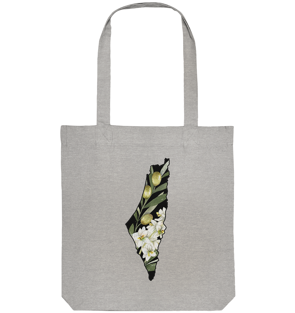 Palestine Olive flag - Organic Tote-Bag
