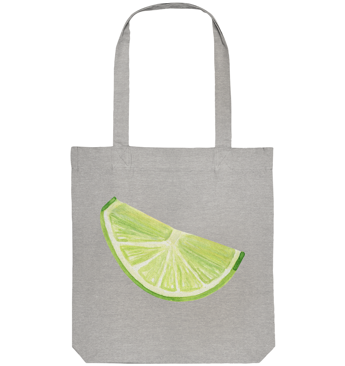 lime slice Watercolor - Organic Tote-Bag
