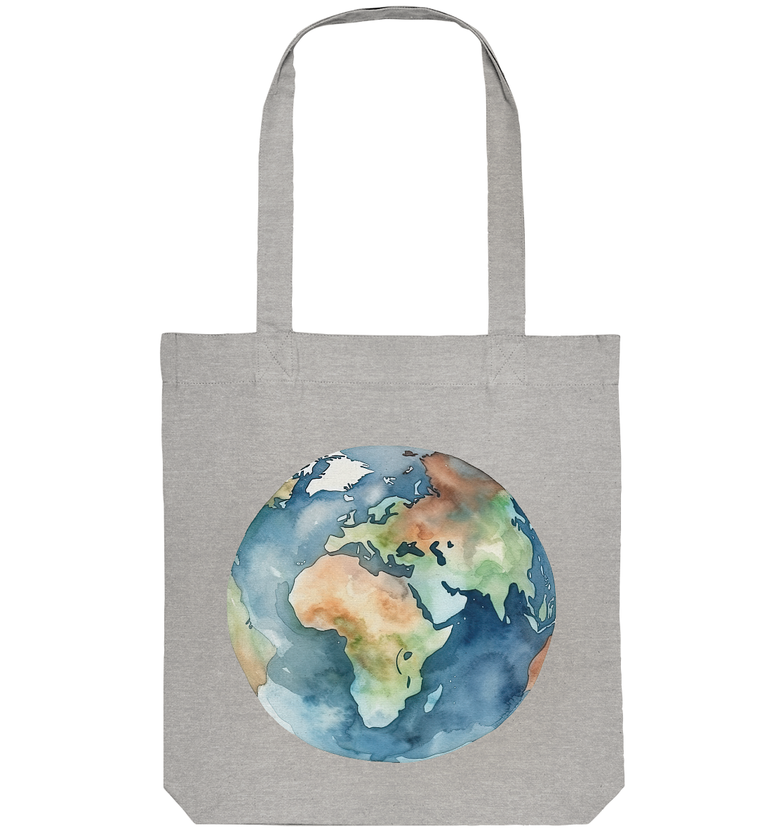 Watercolor Earth - Organic Tote-Bag