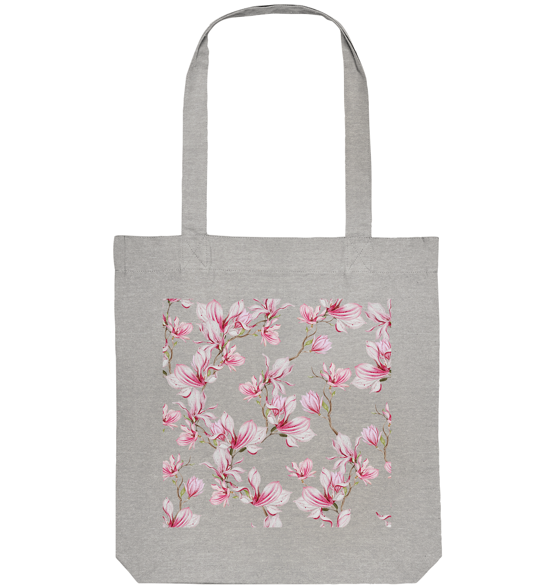 Blumenmuster Rosa - Organic Tote-Bag