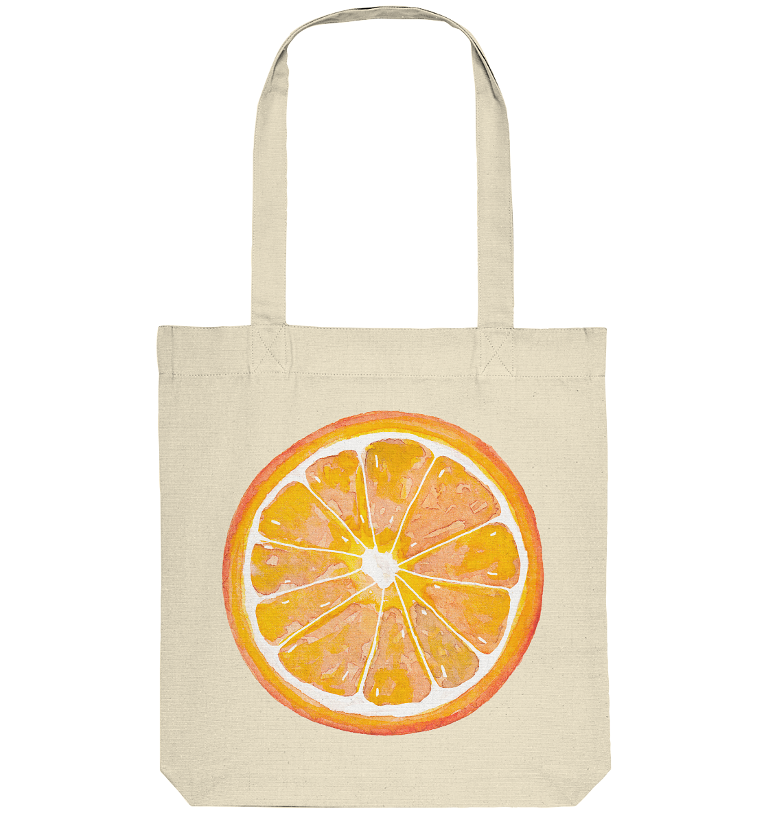 Orange Slice Watercolor - Organic Tote-Bag