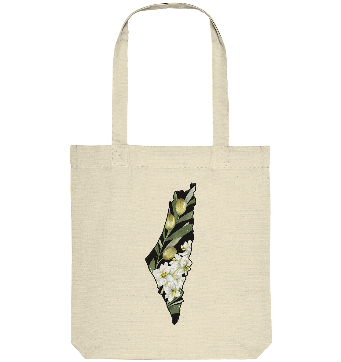 Palestine Olive flag - Organic Tote-Bag
