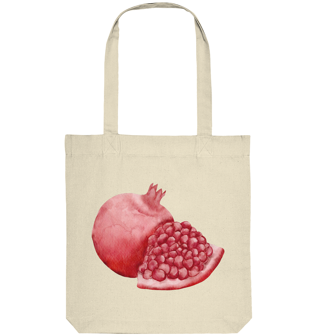 Pomegranate watercolor - Organic Tote-Bag