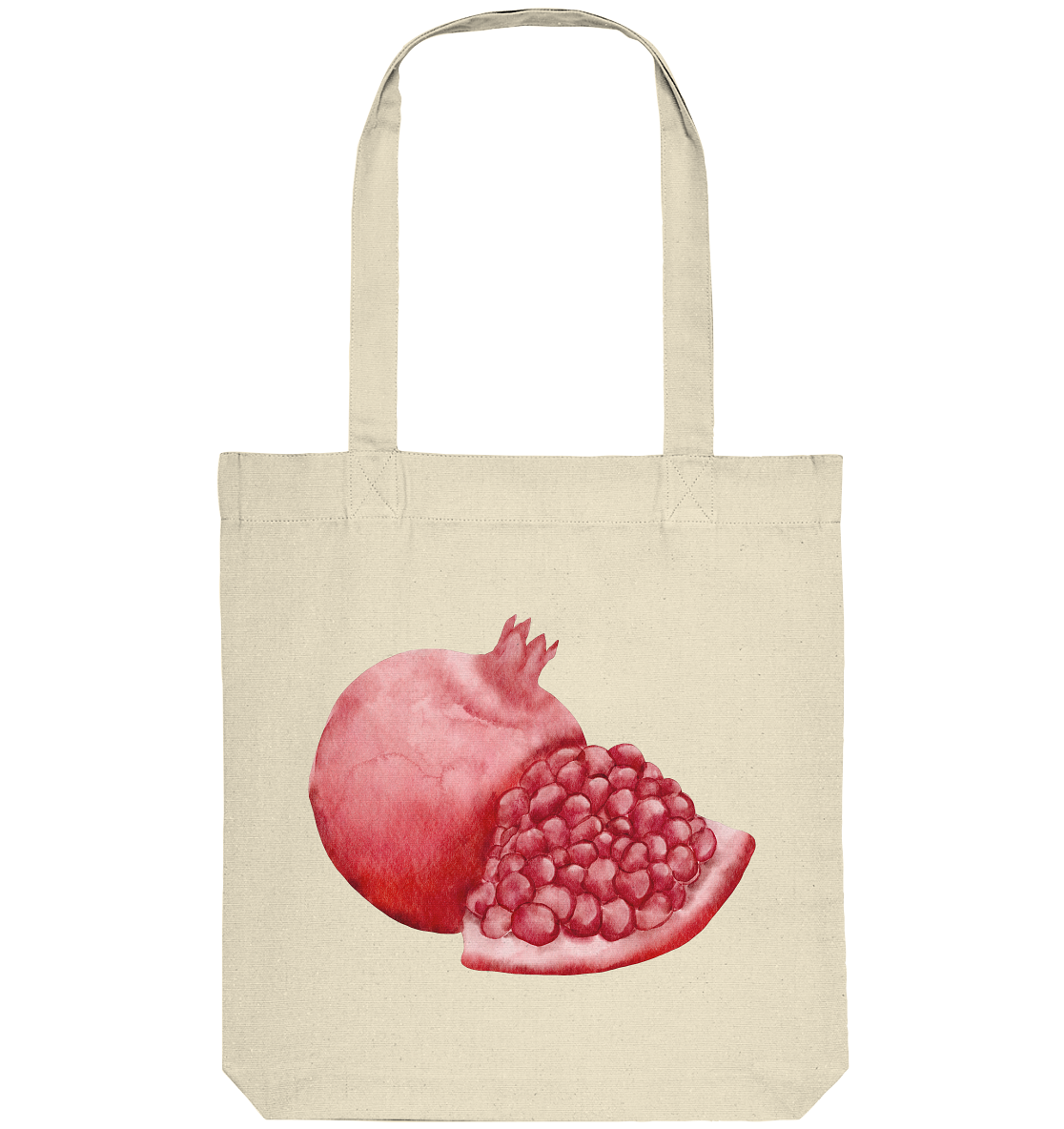 Pomegranate watercolor - Organic Tote-Bag