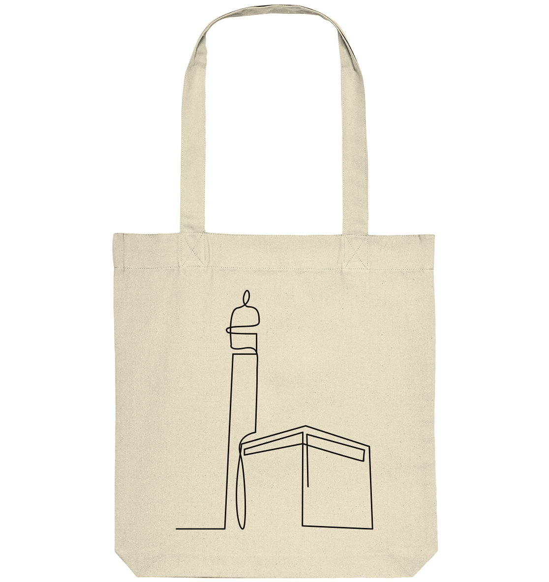 Minaret and Mecca Structure - Organic Tote-Bag
