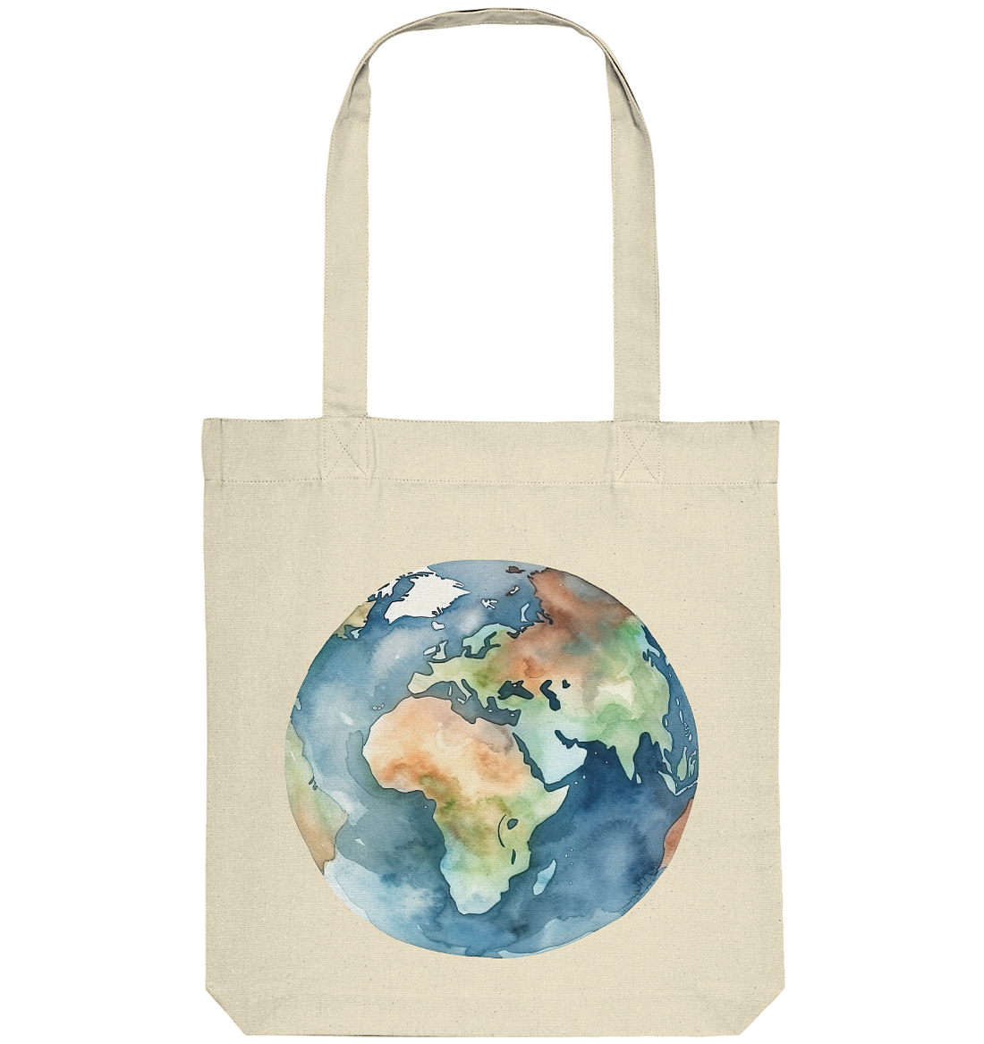 Watercolor Earth - Organic Tote-Bag