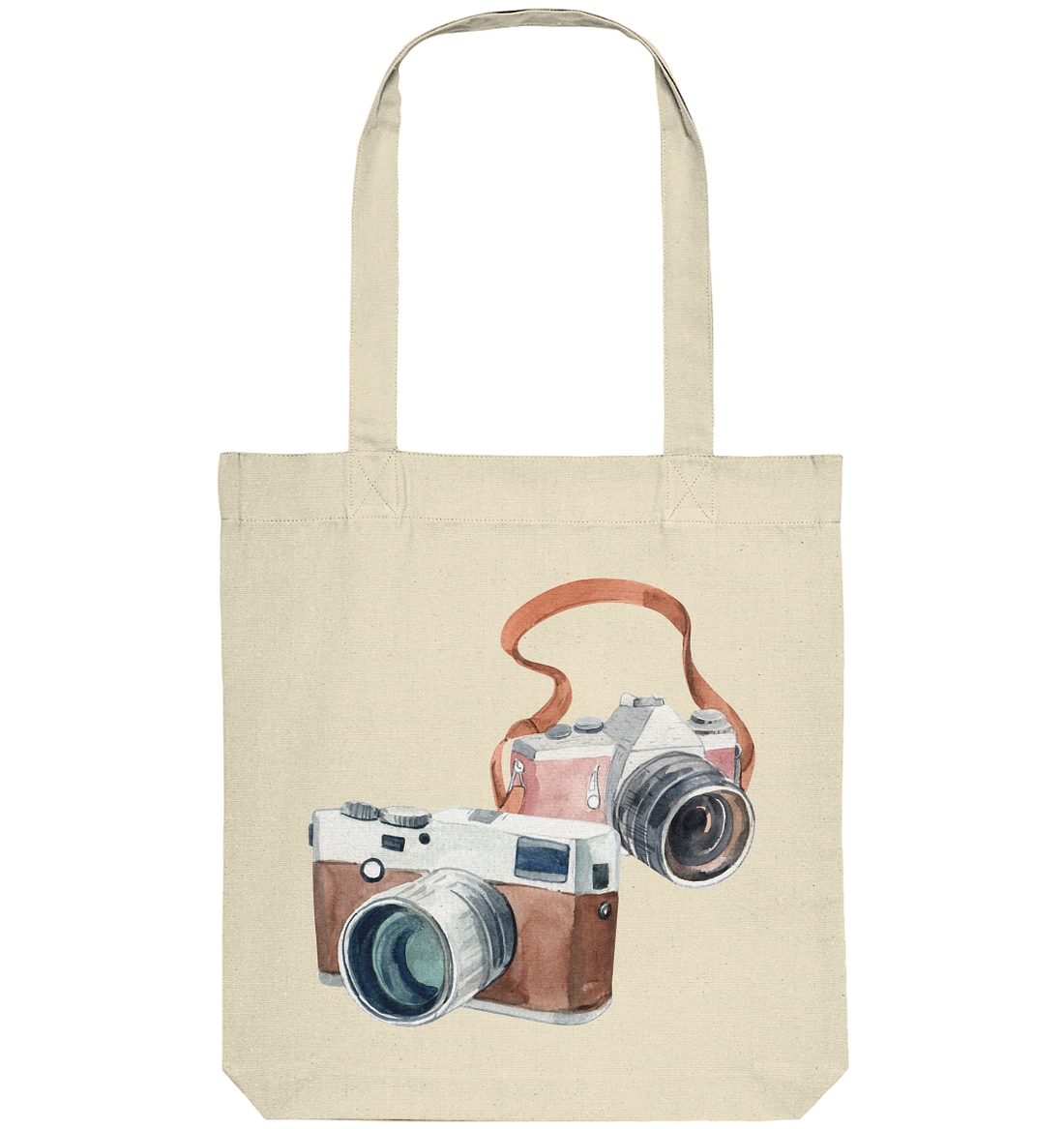 Watercolor Camera - Organic Tote-Bag