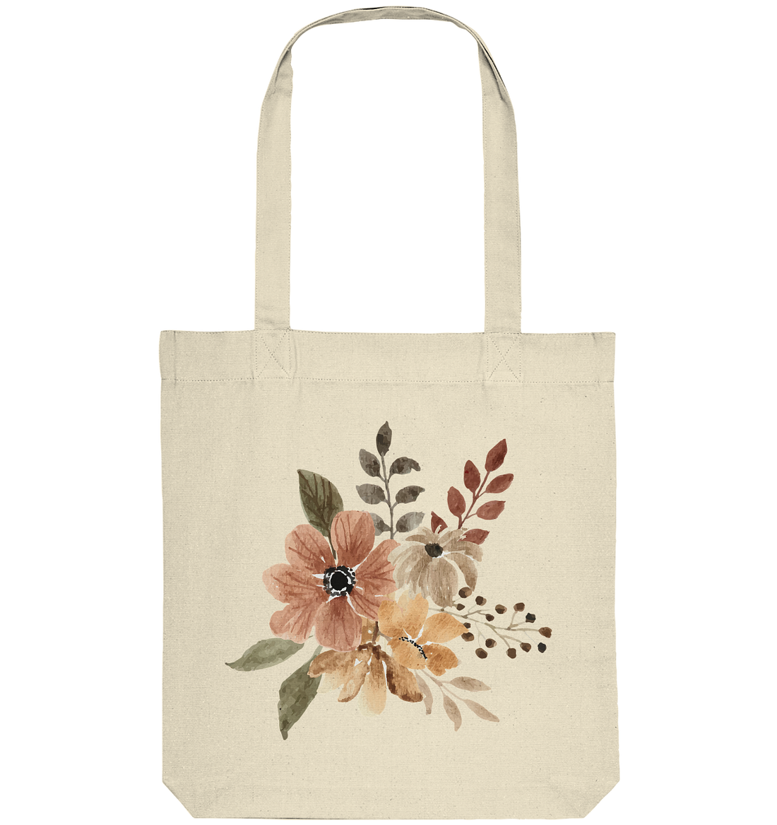 Blume Braun - Organic Tote-Bag