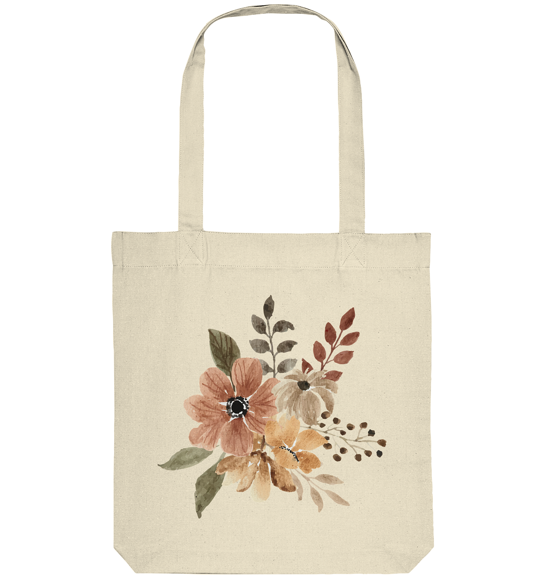 Blume Braun - Organic Tote-Bag