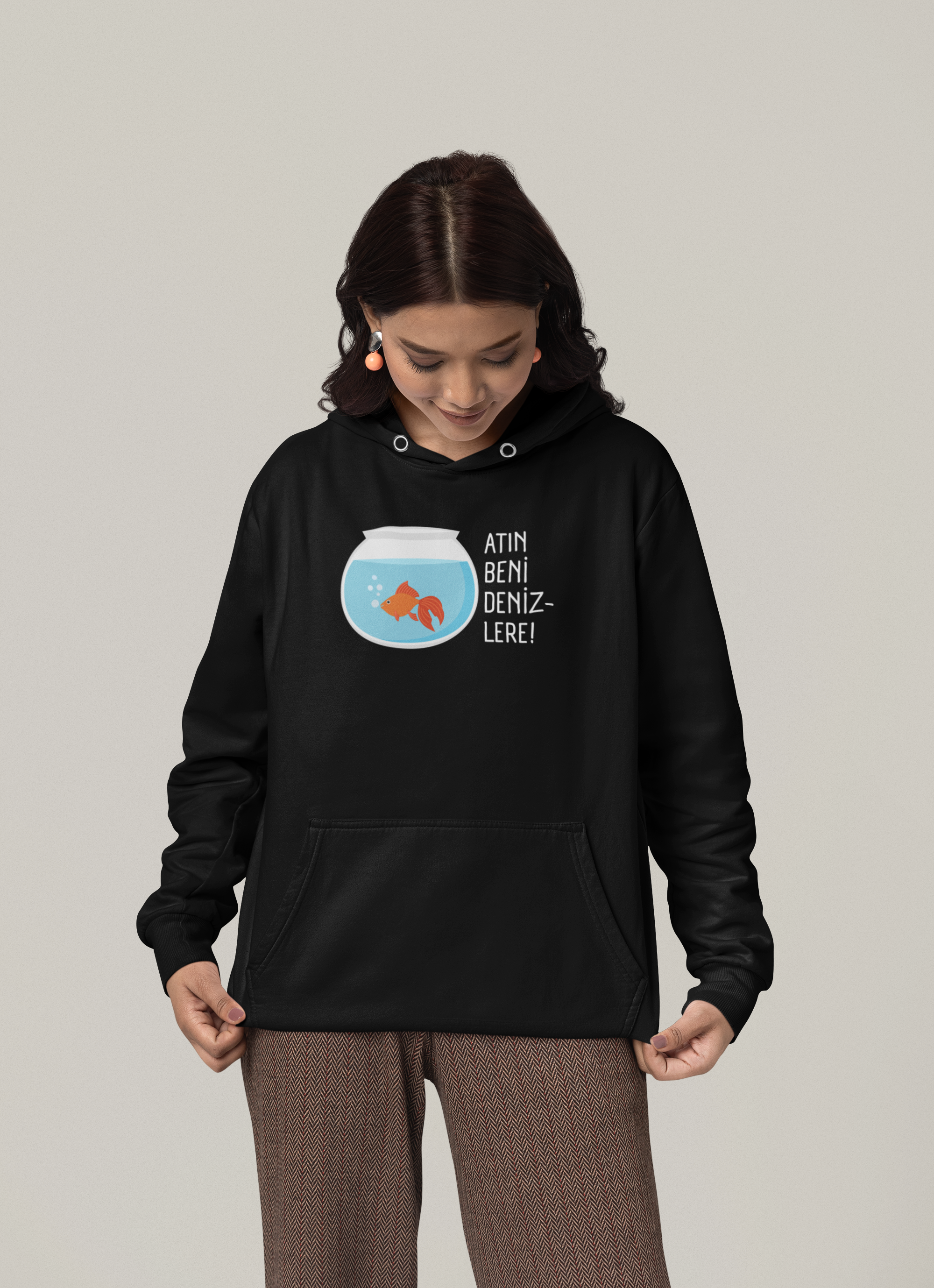 ATIN BENİ DENİZLERE! - Organic Hoodie