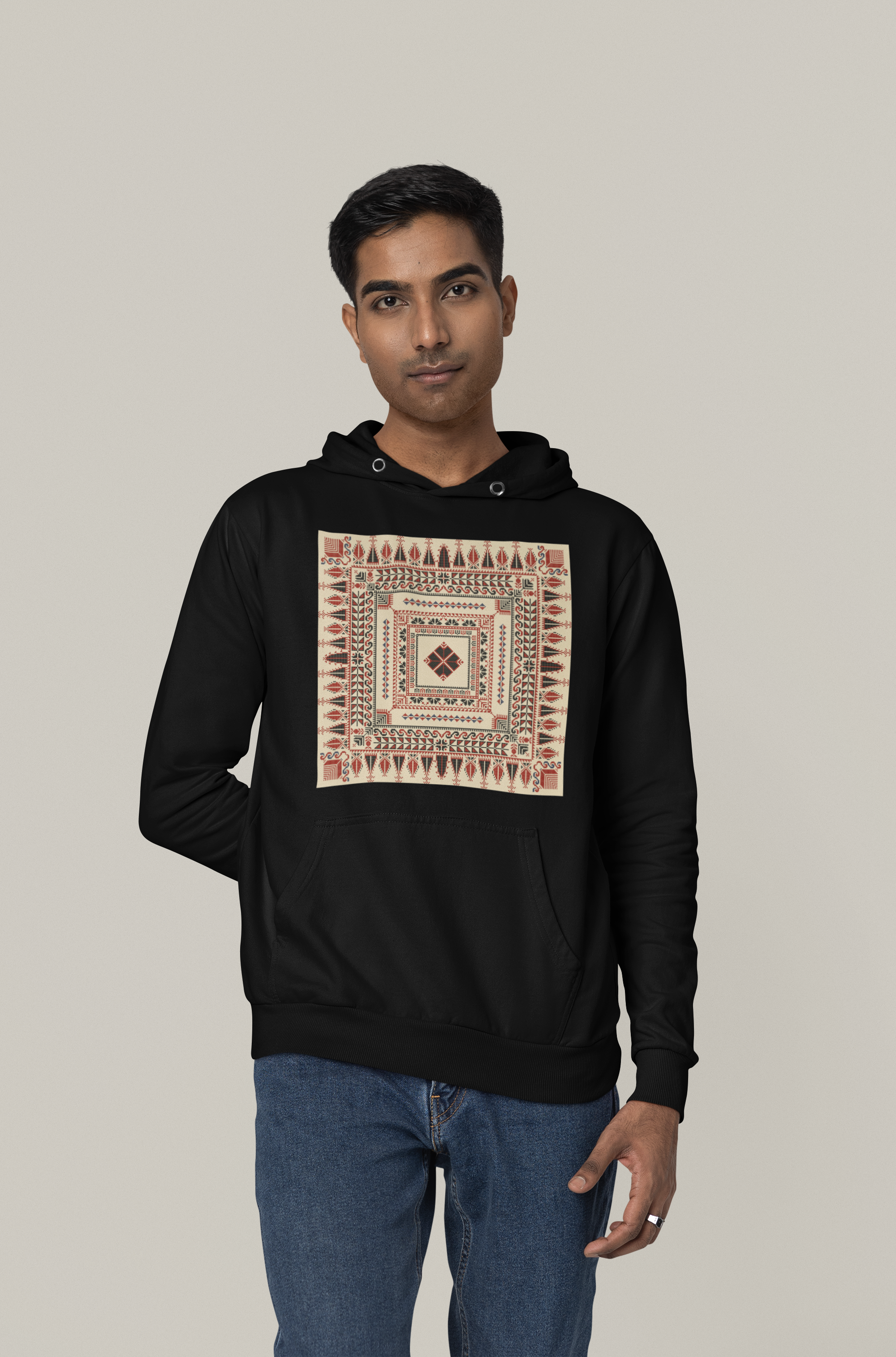 Natural Pattern - Organic Hoodie