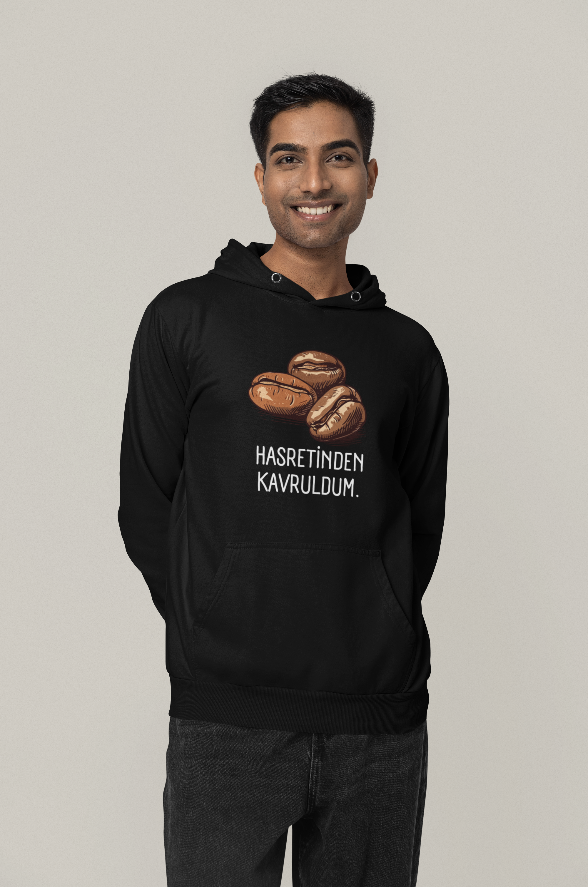 Hasretinden kavruldum. - Organic Hoodie