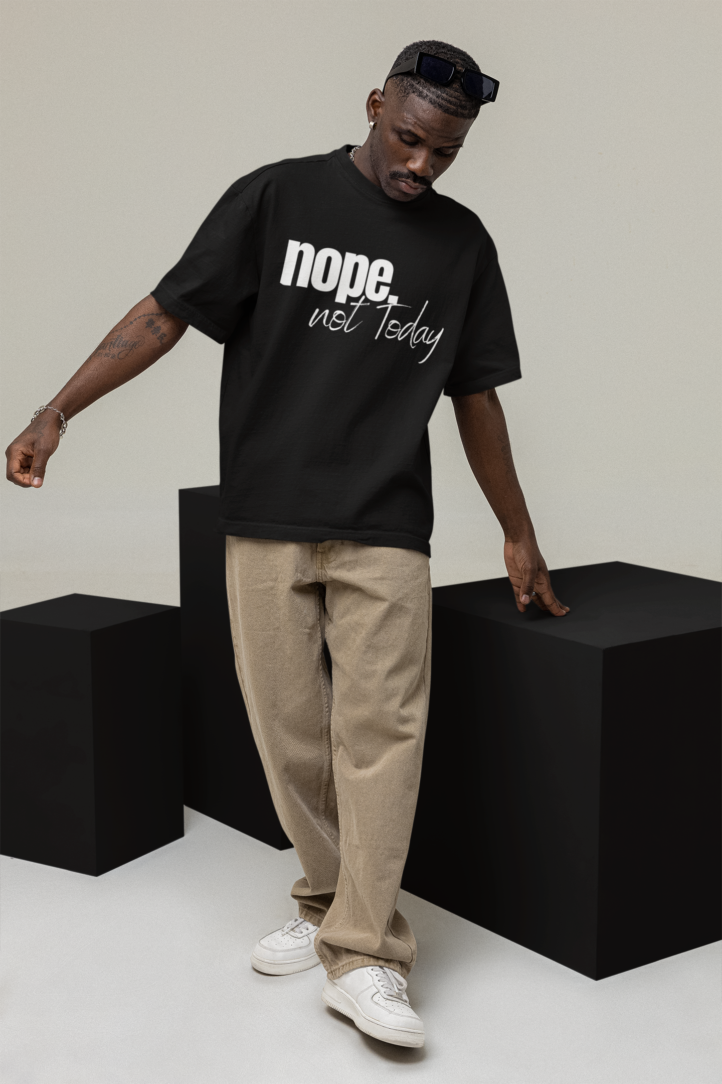 Nope. not Today - Oversized Unisex T-Shirt