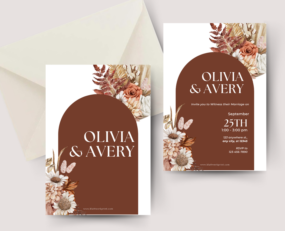 Boho Floral Pampas