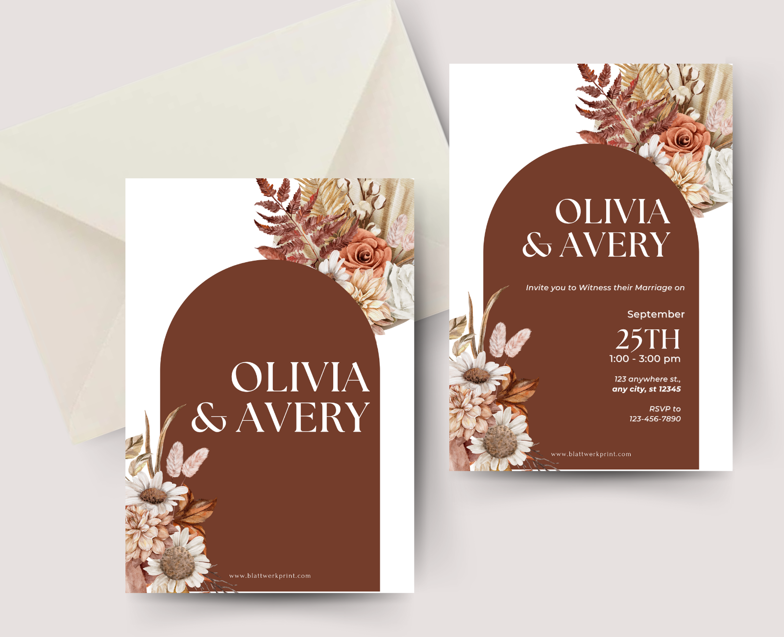Boho Floral Pampas