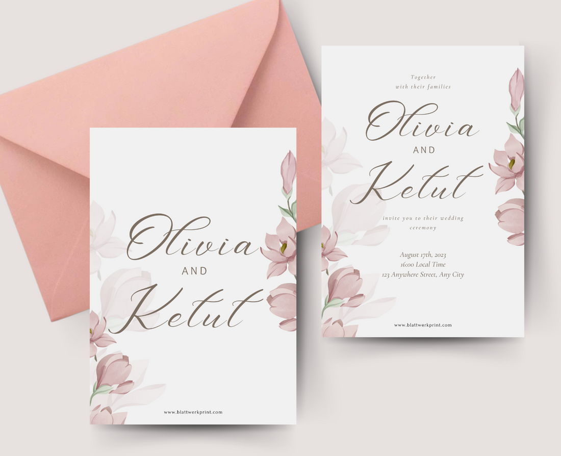 White with Pink Floral