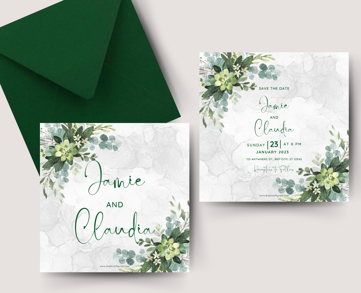 White and Green