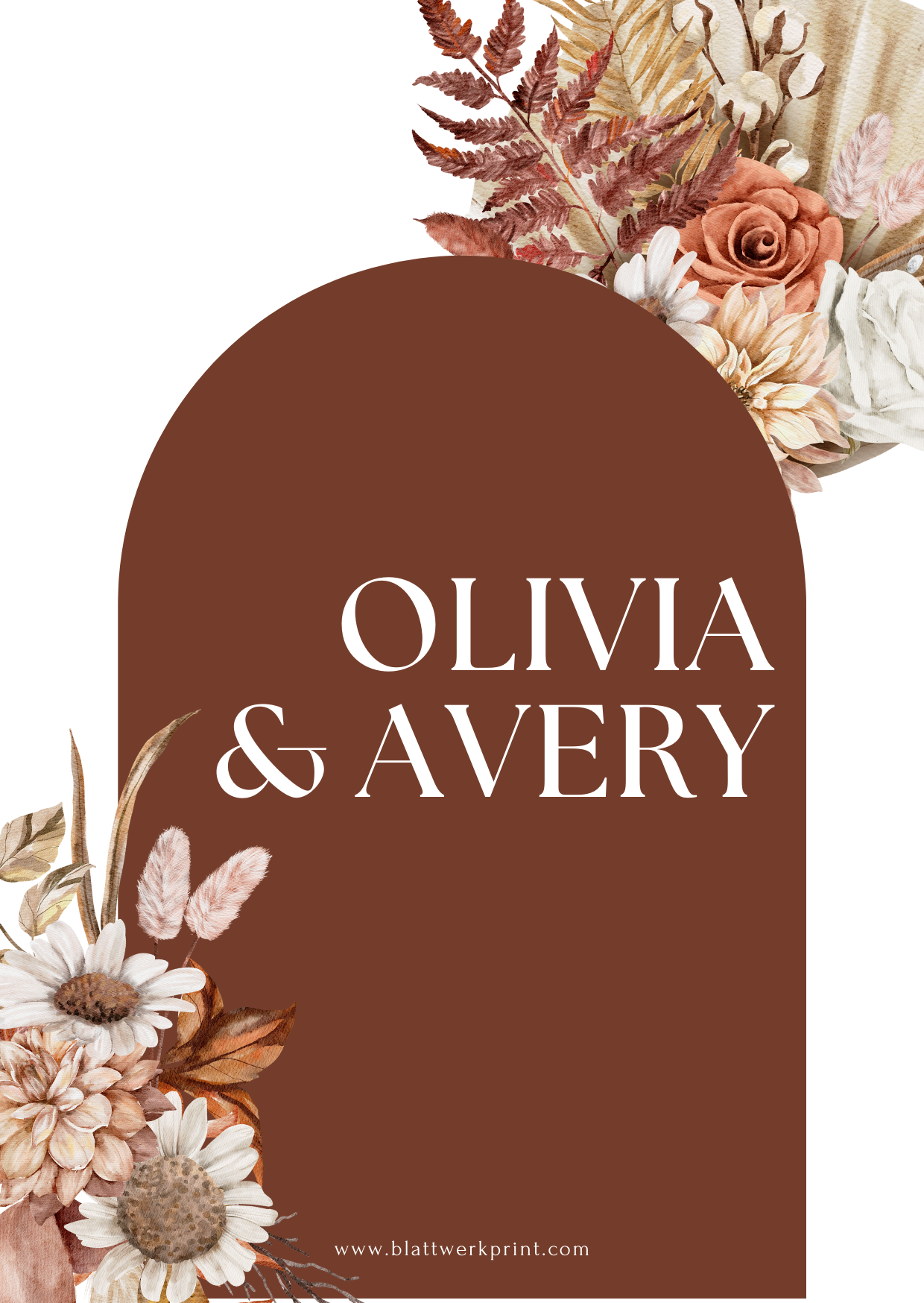 Boho Floral Pampas
