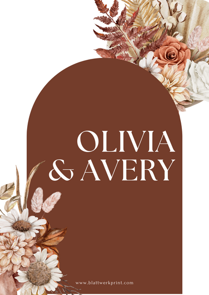 Boho Floral Pampas