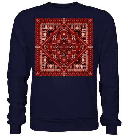 Red Pattern - Basic Sweatshirt