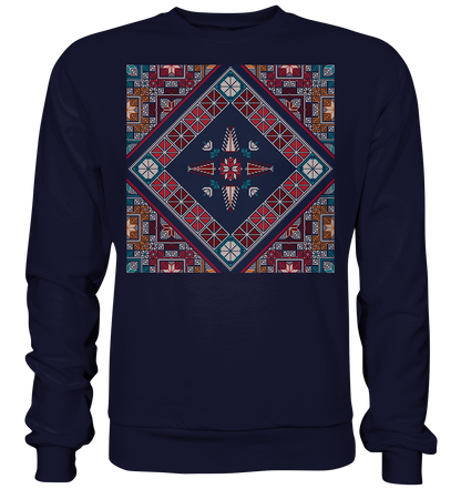 Blue Pattern - Basic Sweatshirt