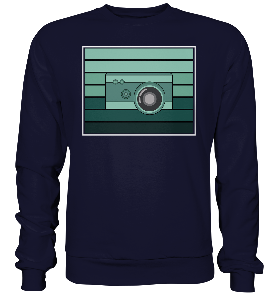 Green Camera - Basic Sweatshirt