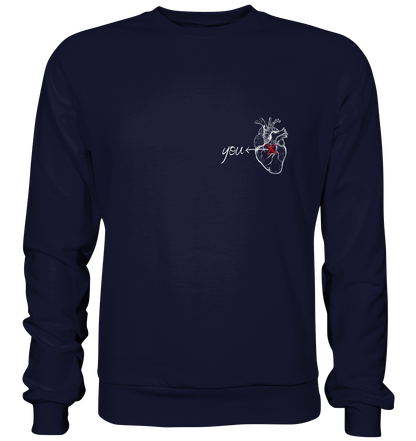 You - Heart - Basic Sweatshirt
