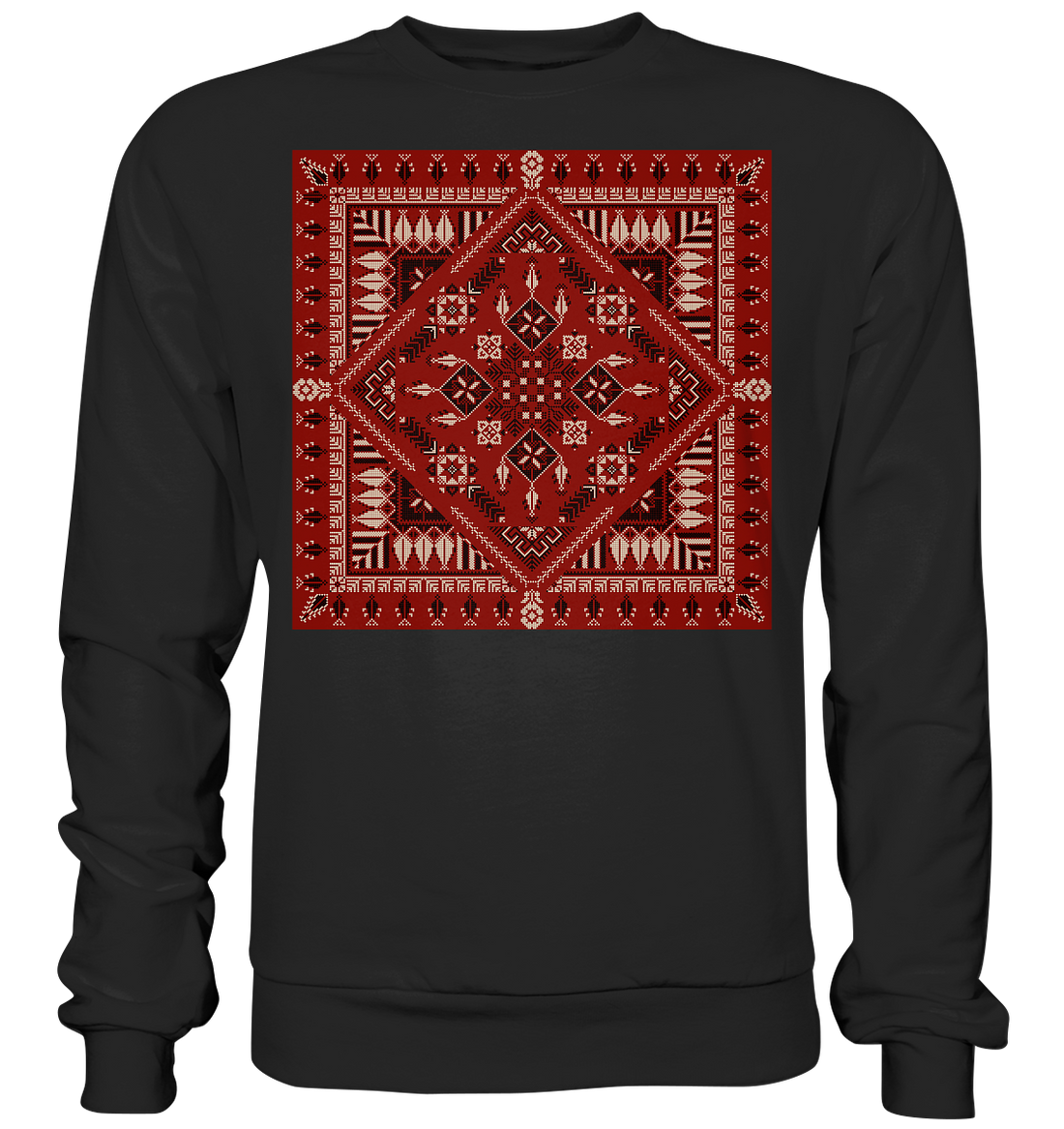 Red Pattern - Basic Sweatshirt