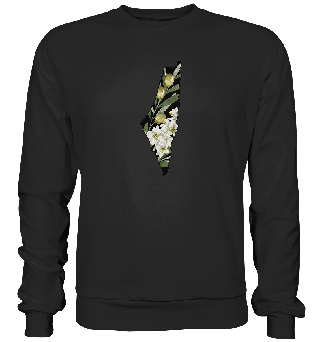 Palestine Olive flag - Basic Sweatshirt