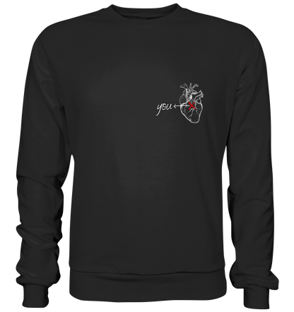 You - Heart - Basic Sweatshirt