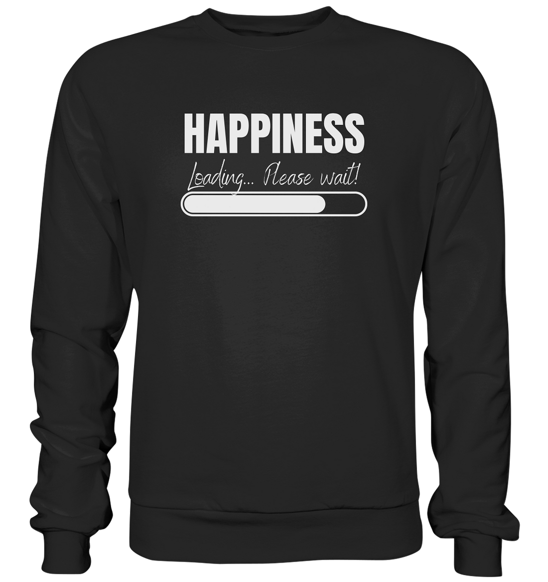 Happiness Loading... Please wait! - Basic Sweatshirt