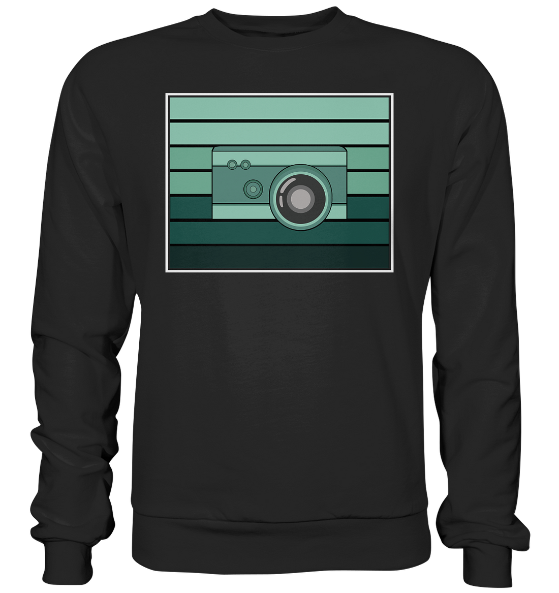 Green Camera - Basic Sweatshirt