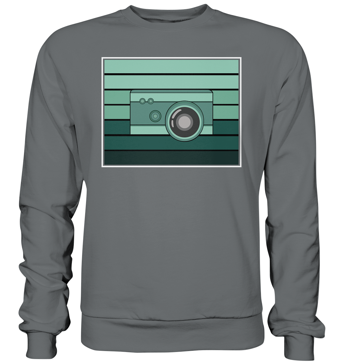 Green Camera - Basic Sweatshirt