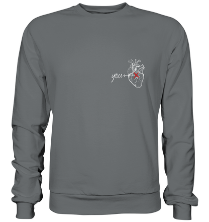 You - Heart - Basic Sweatshirt