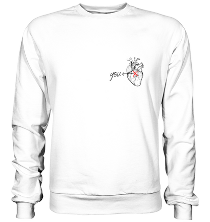You - Heart - Basic Sweatshirt