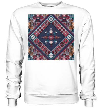 Blue Pattern - Basic Sweatshirt