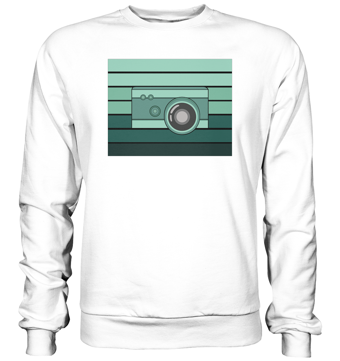 Green Camera - Basic Sweatshirt