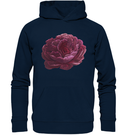 One Pink Flower - Organic Hoodie