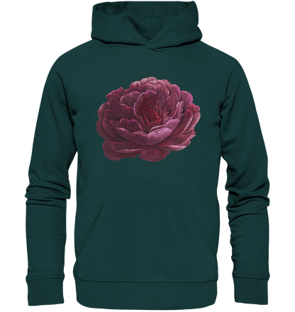 One Pink Flower - Organic Hoodie
