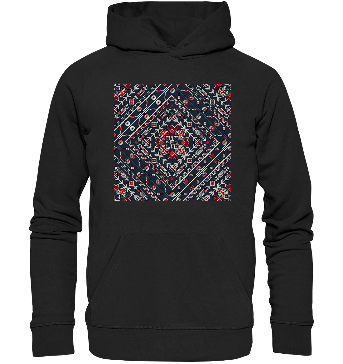 Georgian Embroidery - Organic Hoodie